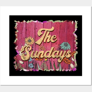 Classic Sundays Personalized Flowers Proud Name Posters and Art